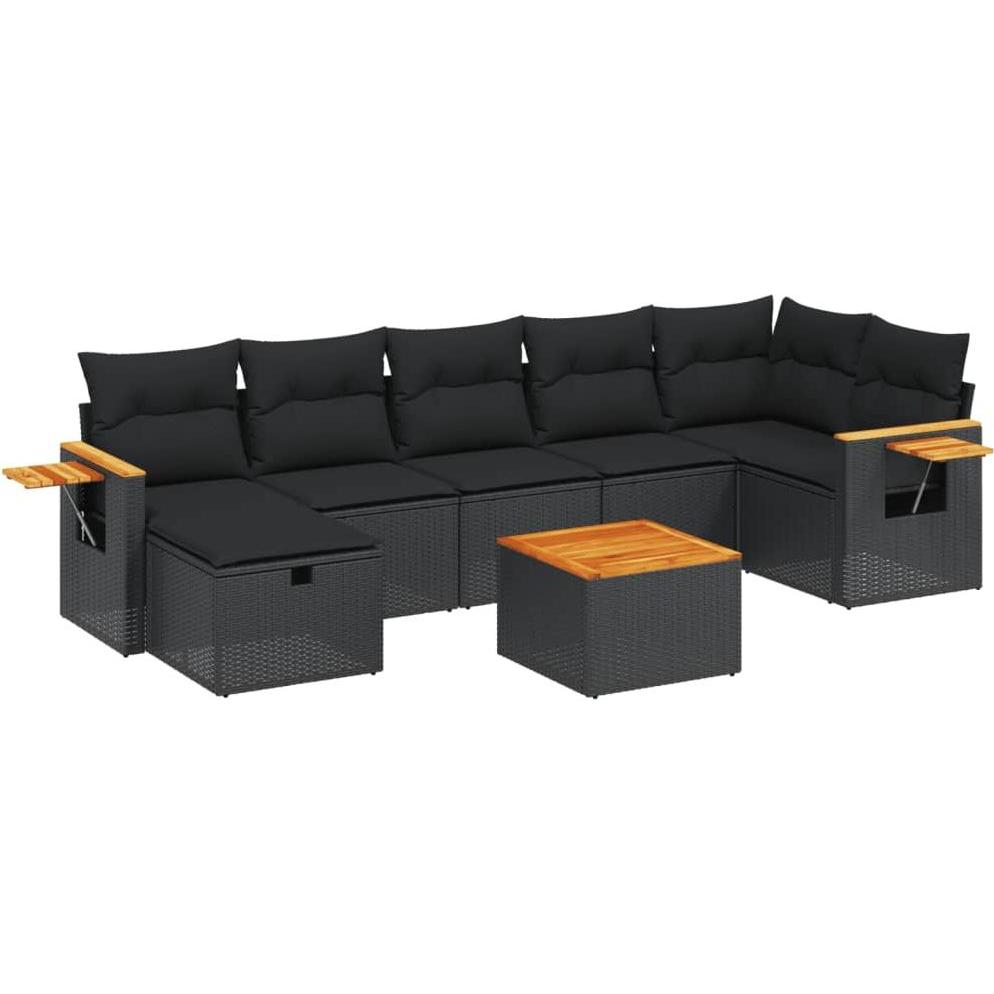 VidaXL, Gartenlounge, 10-tlg. Garten-Lounge-Set mit Kissen