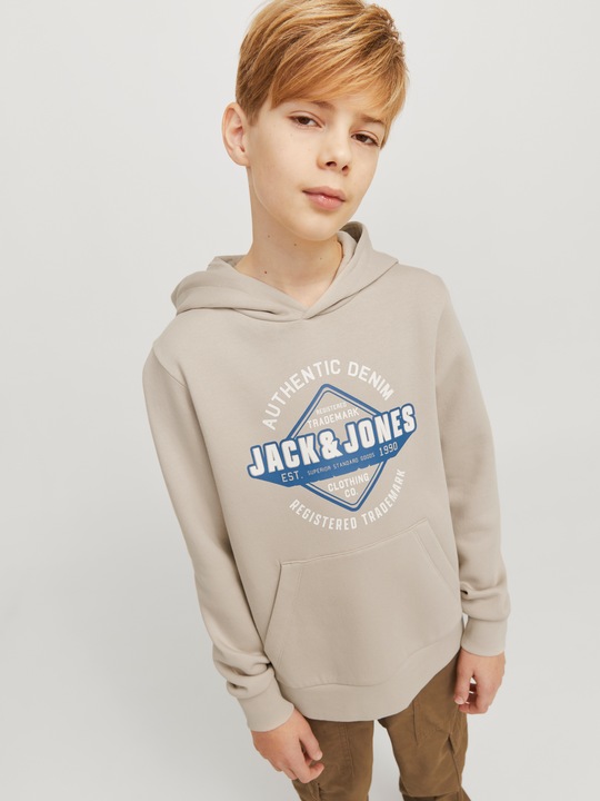Actual product image Jack & Jones JJELOGO SWEAT HOOD 2 COL 24/25 NOOS JNR (128)
