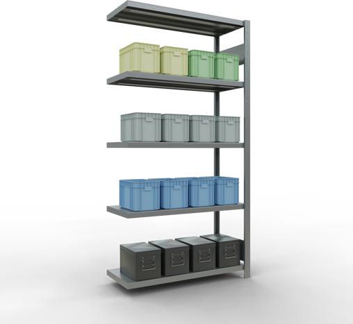 Immagine prodotto Schulte Lagertechnik MULTIplus250 sistema di alloggiamento aggiuntivo senza bulloni con bulloni di lunghezza