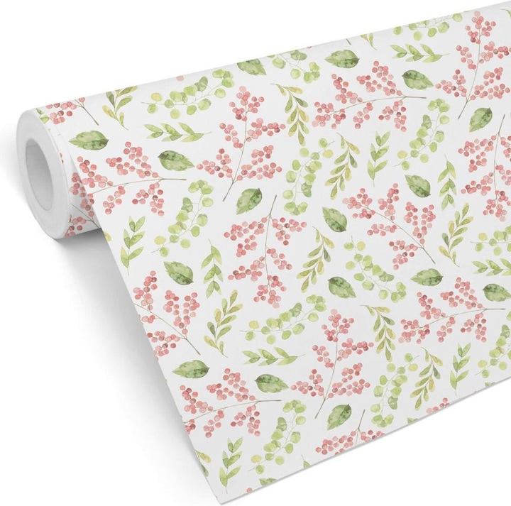 Actual product image Trenddeko Red berries (1008 x 48 cm)