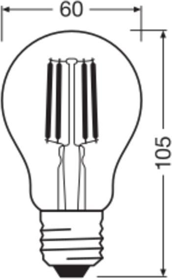 Produktbild Osram Led Classic A Glow (E27, 470 lm, 1x)