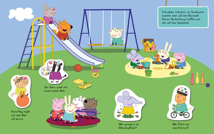 Actual product image Peppa Pig Magnet-Spiel-Buch (German, 2022)