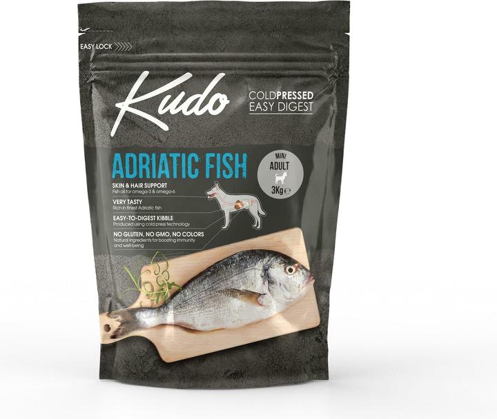 Actual product image Kudo Dry food Fish Mini Adult, 3 kg (Adult, 1 pcs., 3122 g)