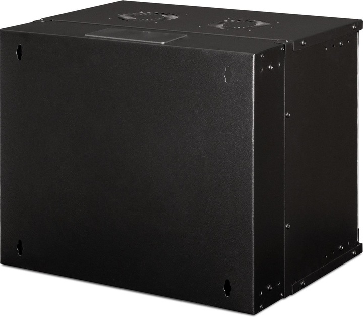Actual product image Digitus 19" 9U wall-mounted housing, SOHO PRO 459 x 540 x 400 mm, black (9 RU, 19 inch rack)
