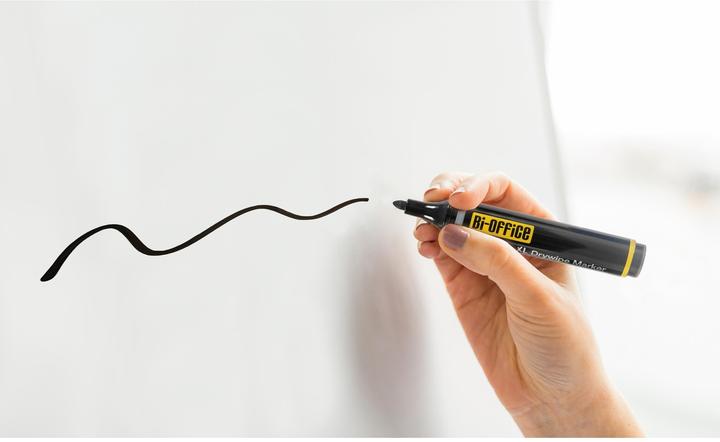 Actual product image Bi-Office Whiteboard Marker Inkstring Black, 3 pieces (3x)