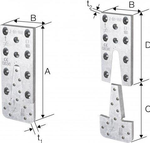 Produktbild Simpson Sst Passverbinder (Rundholzverbinder, 1 Stk.)