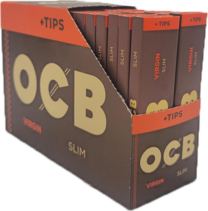 Actual product image OCB King Size slim Virgin unbleached with filter