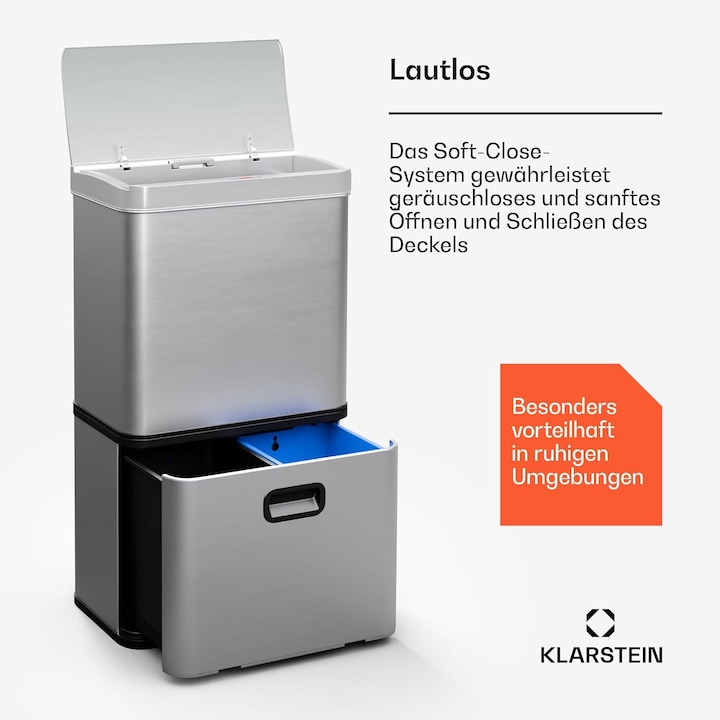 Image du produit Klarstein Touchless Sensor-Mülleimer (56 l)