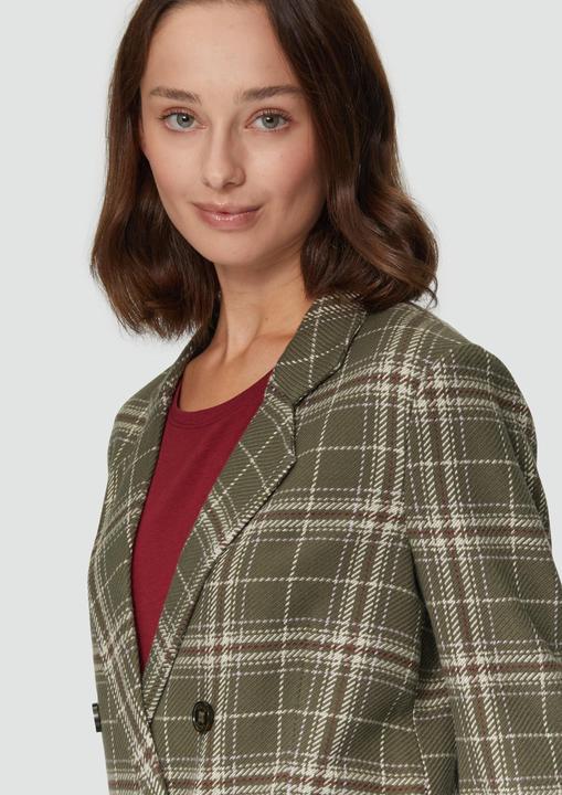 Produktbild S.Oliver Indoor-Blazer Langer Twillblazer mit Karomuster (38)