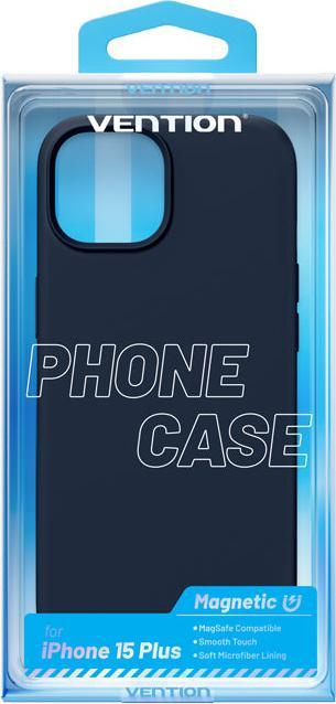 Actual product image Vention KUFL0-20 Silicone Case for iPhone 15 Plus (blue) (Apple iPhone 15 Plus)