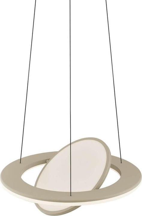 Hell Haley LED Pendelleuchte 2-fach Dimmbar höhenverstellbar CCT +FB Sand 20657/2-13