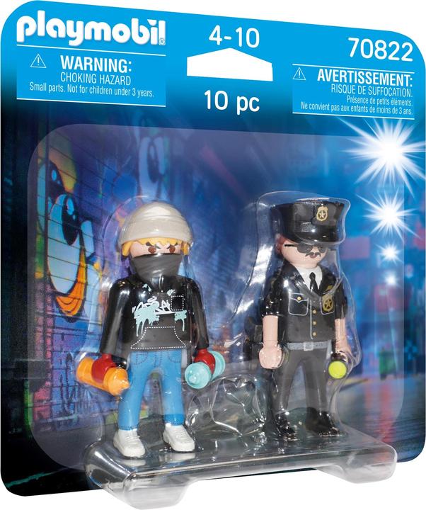 Actual product image Playmobil DuoPack policeman and sprayer (70822)