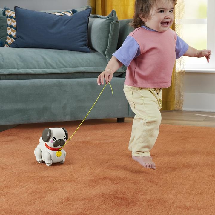 Actual product image Fisher-Price play & pull pug