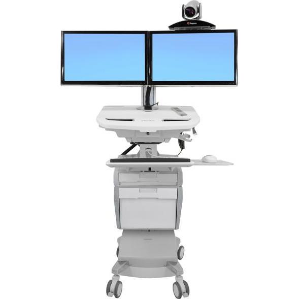 Thumbnail - Ergotron Styleview Telemedicine Cart, Notebookwagen, Weiss