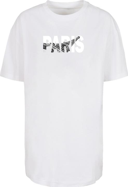 Produktbild Merchcode Ladies Paris Eiffel Tower Oversized Boyfriend Tee - 118473 (M)