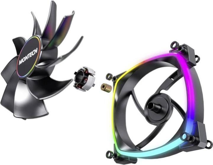 Produktbild Montech RX140 PWM - schwarz (140 mm, 1 x)
