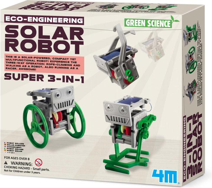 Actual product image 4M 3-in-1 Mini Solar Robot (mult)