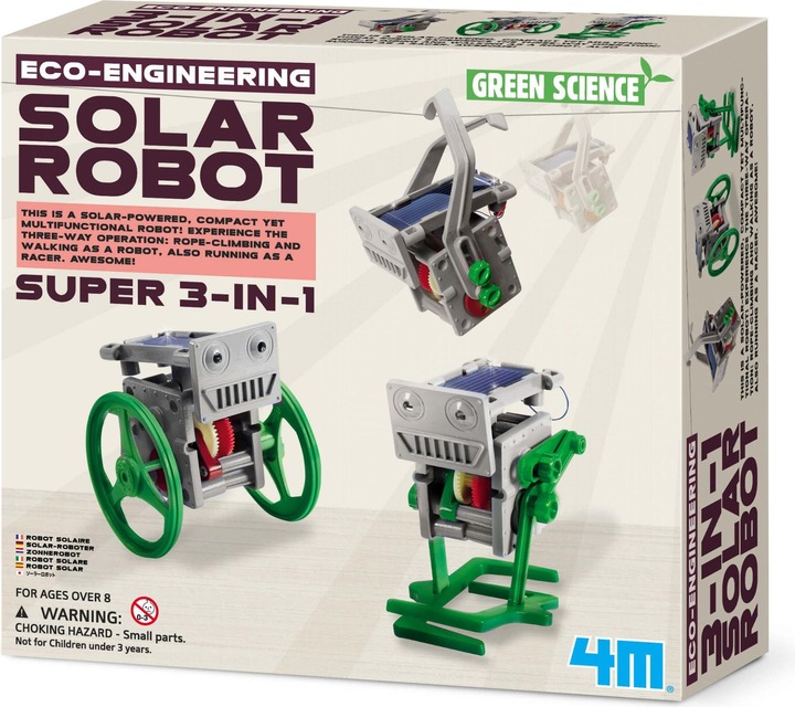 Image du produit 4M Mini robot solaire 3-en-1 (mult)