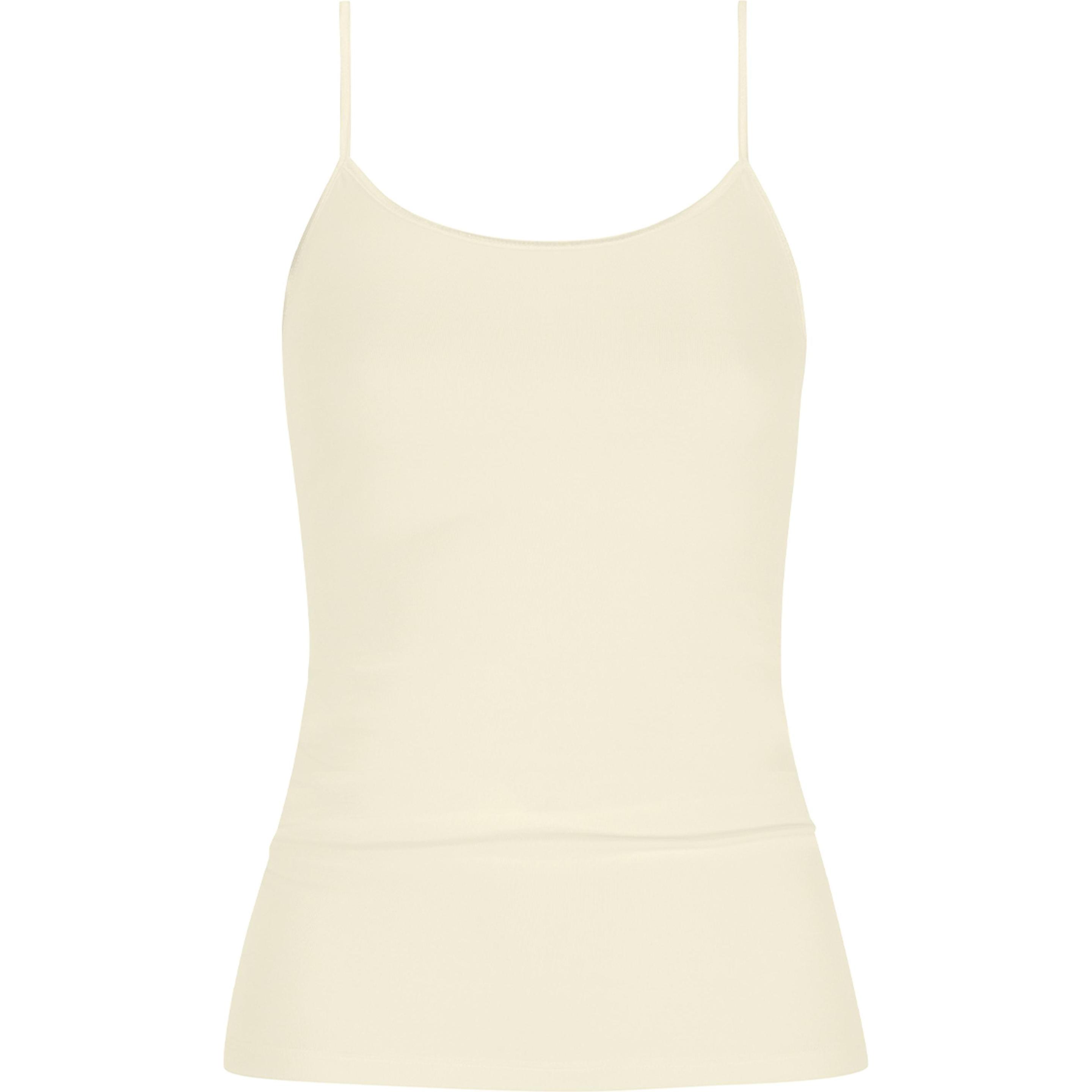 Mey, Damen, Shirt, Emotion Spaghetti Top, Weiss, (42)