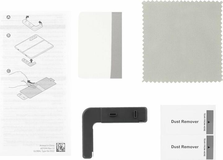 Actual product image Samsung Fold screen protector (2 Piece, Samsung Galaxy Z Fold4)