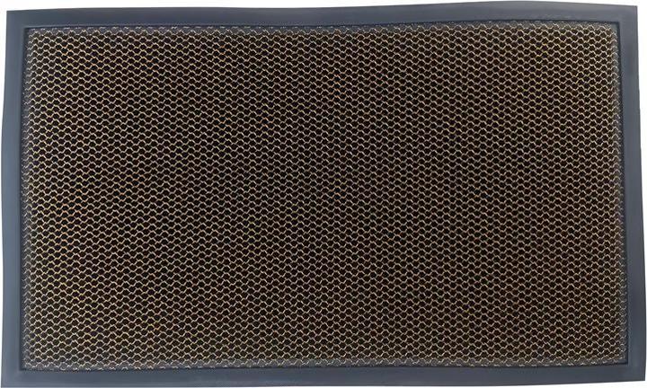 Domoletti DOORMAT POLY/RUBBER 3D ORANGE H1X40X60CM (40 x 60 x 1 cm)