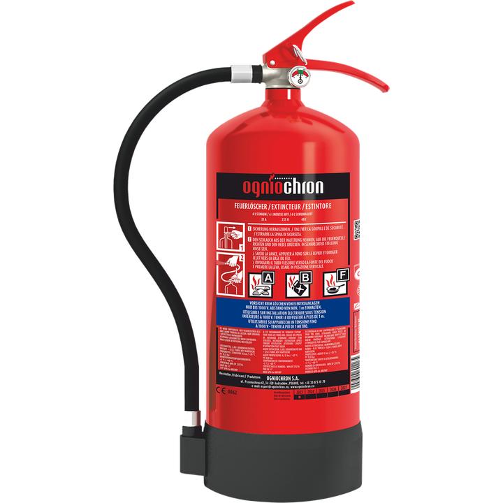 Actual product image Ogniochron Foam fire extinguisher (A, B, F)
