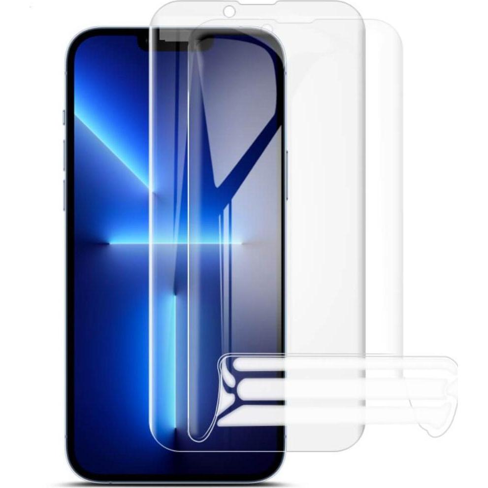 Imak iPhone 13 / 13 Pro - 2 Stk. Hydrogel Schutzfolie PET (2 Stück, Apple iPhone 13 Pro), Smartphone Schutzfolie