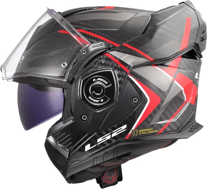 Produktbild LS2 FF901 ADVANT X C FUTURE II Klapphelm rot S (S)