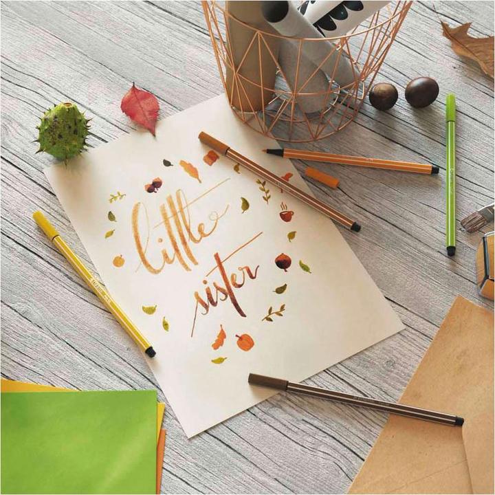Productafbeelding STABILO Pen 68 Premium viltstift (Citroengeel, 1 x)