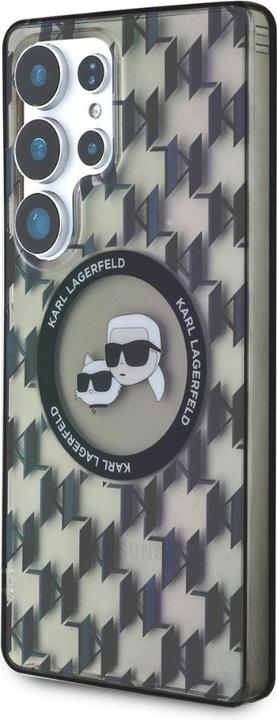 Produktbild Karl Lagerfeld Etui Button Karl & Choupette Heads On KL Pattern MagSafe Samsung Galaxy S25 Ultra cza (Samsung Galaxy S25 Ultra)