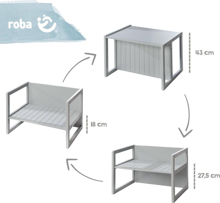 Actual product image Roba Bench/Table (Kids table, Children bench)