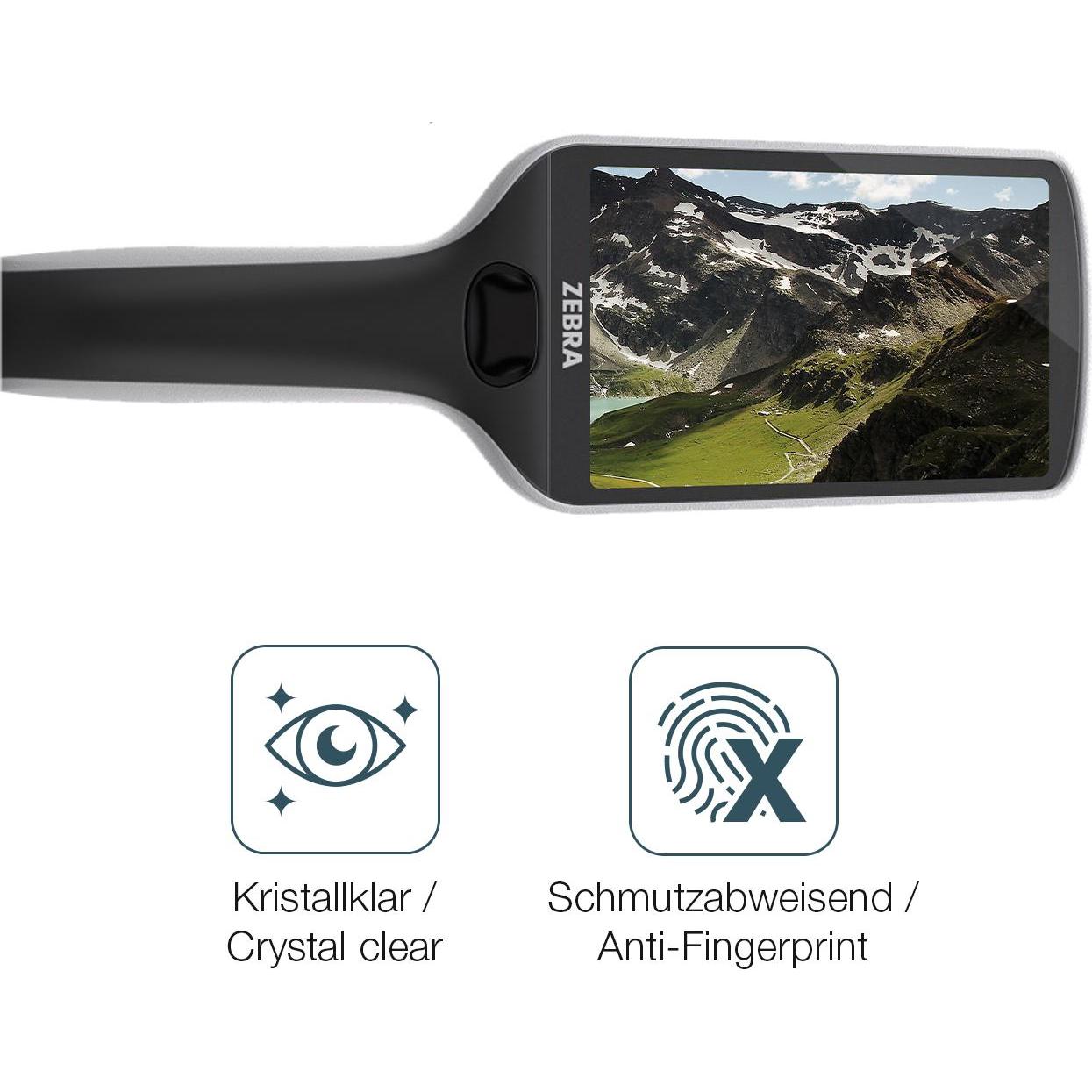 Dipos Schutzfolie Klar für Zebra PS30, Barcode-Scanner Zubehör