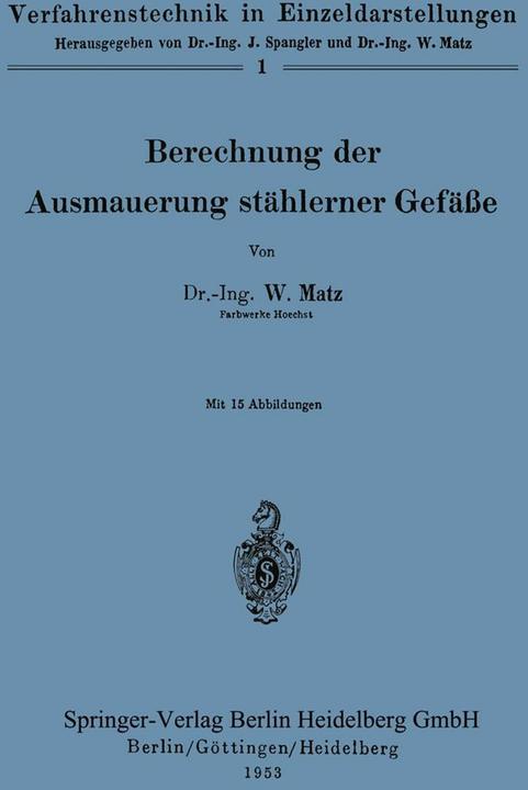 Produktbild Berechnung der Ausmauerung stählerner Gefässe (Deutsch, 2012)