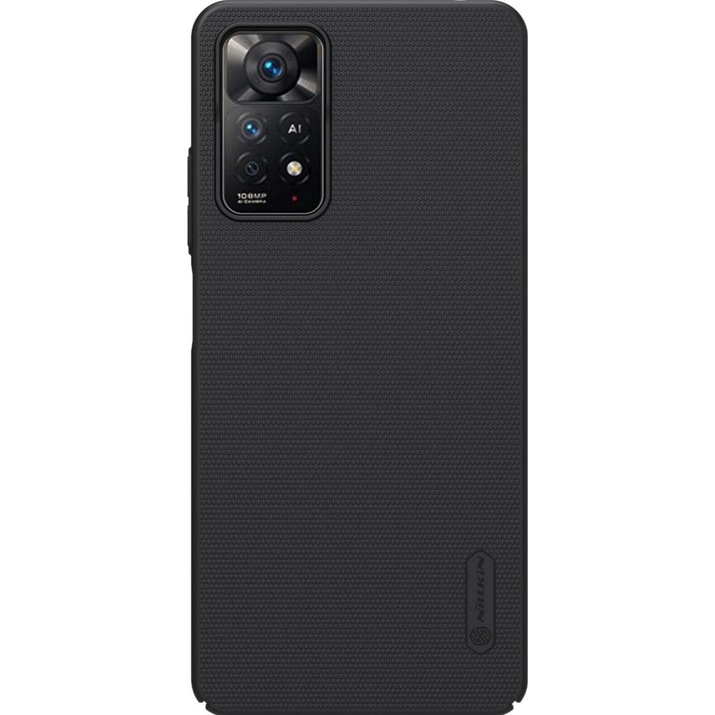 Nillkin Super Frosted Shield Series Hülle (Xiaomi Redmi Note 11 Pro 5G), Smartphone Hülle, Schwarz