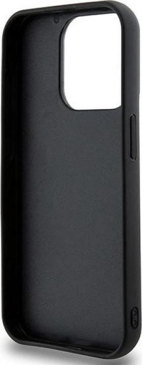 Actual product image DKNY DKHCP15X3DRPWK iPhone 15 Pro Max 6.7" czarny/black hardcase 3D Rubber Repeat Pattern (Apple iPhone 15 Pro Max)