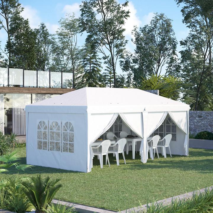 Actual product image Outsunny Folding pavilion (585 cm, 295 cm)