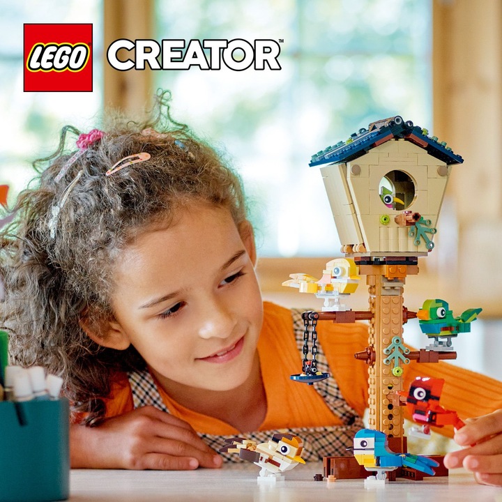 Image du produit LEGO Creator - Maisonnette à oiseaux (31143, LEGO Creator 3-in-1)