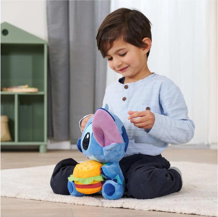 Image du produit Simba Disney Stitch avec burger, 25cm (25 cm)