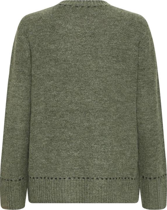 dusty olive mel stripe