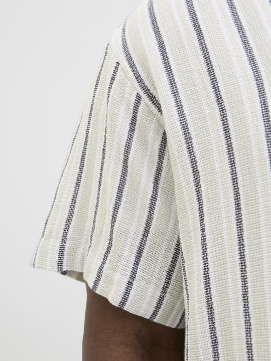 Produktbild Jack & Jones Jorcoba Stripe Resort Shirt Ss Sn Pls (4XL)
