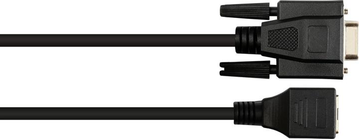 Actual product image Good Connections GC 4945-FF Adapter cable RJ45 socket> D-Sub 9-pin. socket black 0.1 (0.10 m)