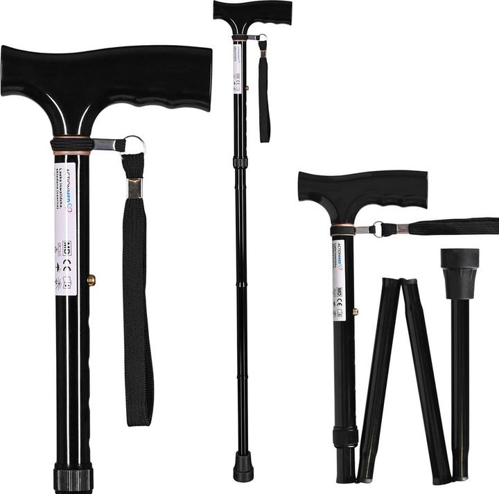 Produktbild AIV Laska inwalidzka składana (czarna)