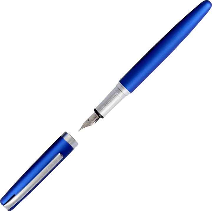 Actual product image Online Fountain pen Eleganza M 34633/3D Satin Blue (Satin Blue, 1x)