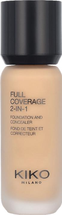 Actual product image KIKO Milano Full Coverage 2-in-1 Foundation & Concealer (25 Warm Beige)