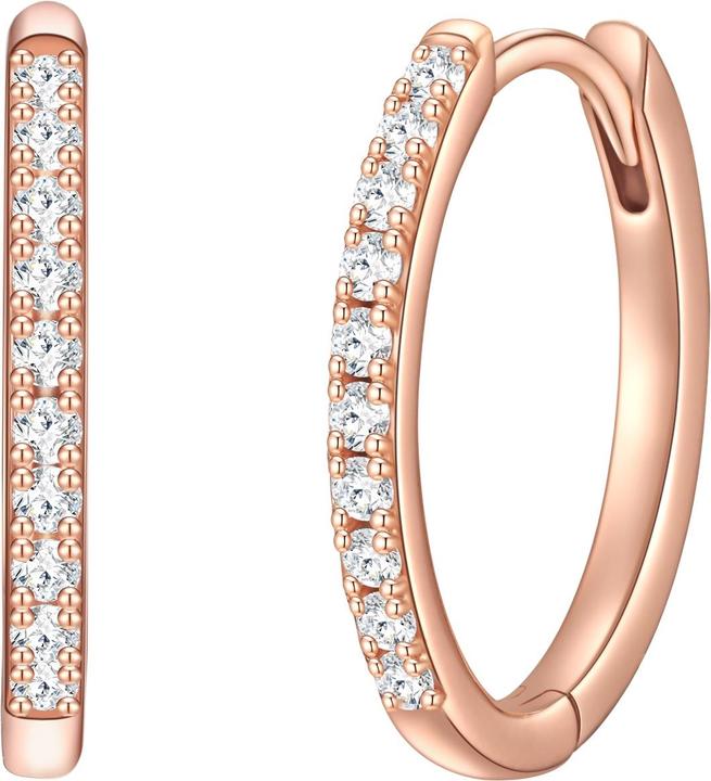 Immagine prodotto Glanzstücke München Donna Argento Cubico Zirconia Oro Rosa - 31990 (Argento)