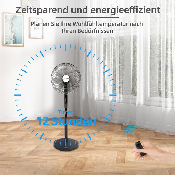 Produktbild Be Cool Energieeffizienter 45cm Standventilator (55 dB)