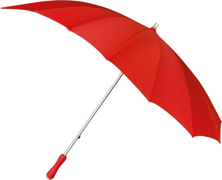 Actual product image Impliva Regenschirm - Herzförmiger Regenschirm registriertes Design - Manuelle Öffnung - Winddicht - 110 cm