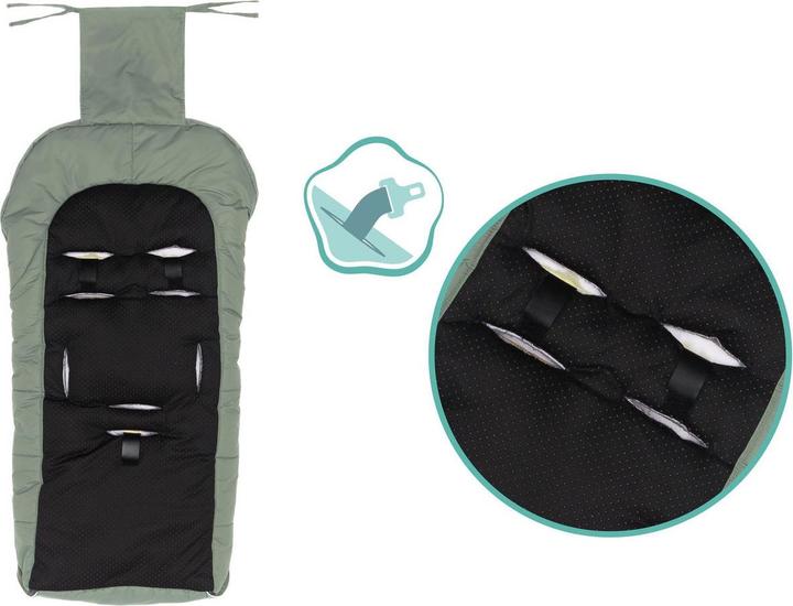 Image du produit Fillikid Fleece-Fusssack Nanga mit Lammfellauflage