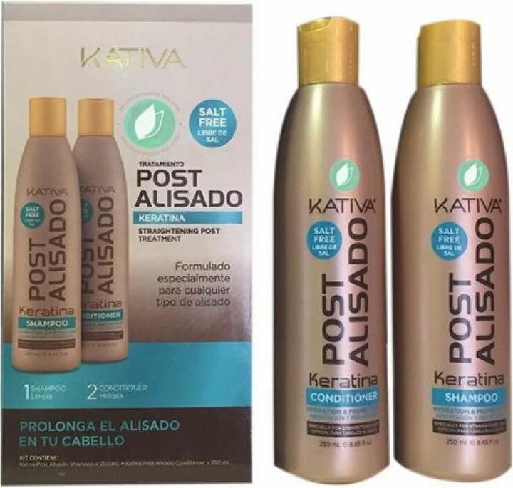 Immagine prodotto Kativa Keratin Post Alisado Profesional Lote 2 pz (Set per la cura dei capelli)