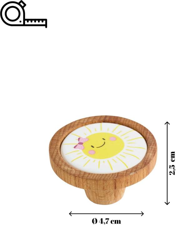 Actual product image Hanah Home Sunny Decorative Handle